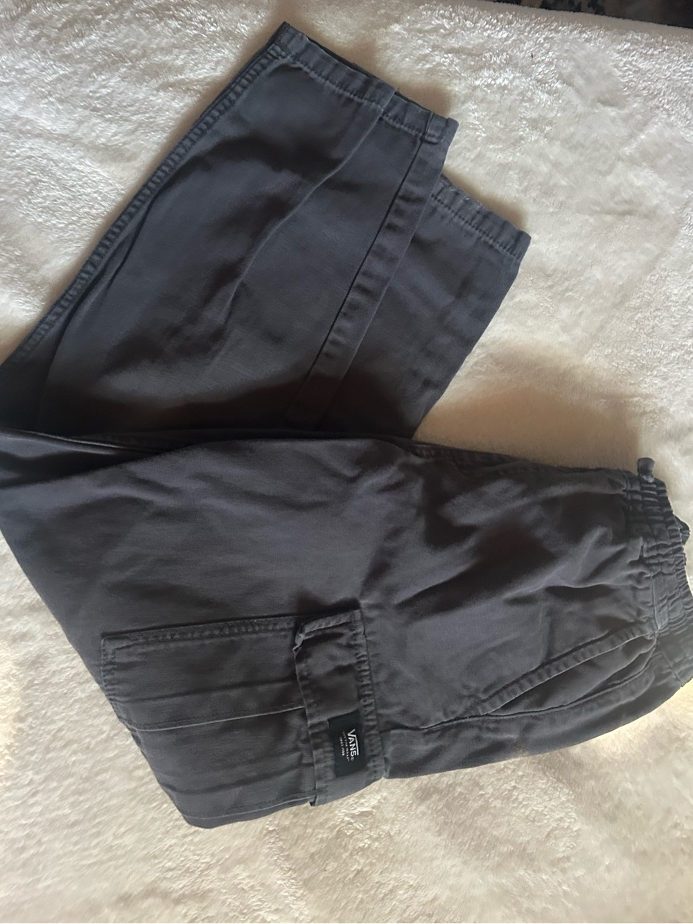 Vans Men's Dark Gray Cargo Joggers